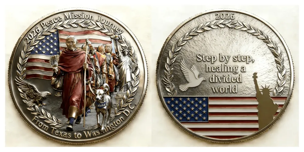 🏆New Year 70% OFF -  2026 Peace Mission Journey Commemorative Coin