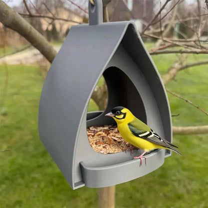 🔥🔥New Year 70% Off--⏰Hanging Bird Feeder for Garden with Roof🐦