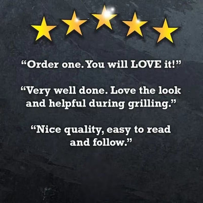 🔥🔥New Year 70% Off--🍖Magnetic Meat Smoking Guide - Butcher Block